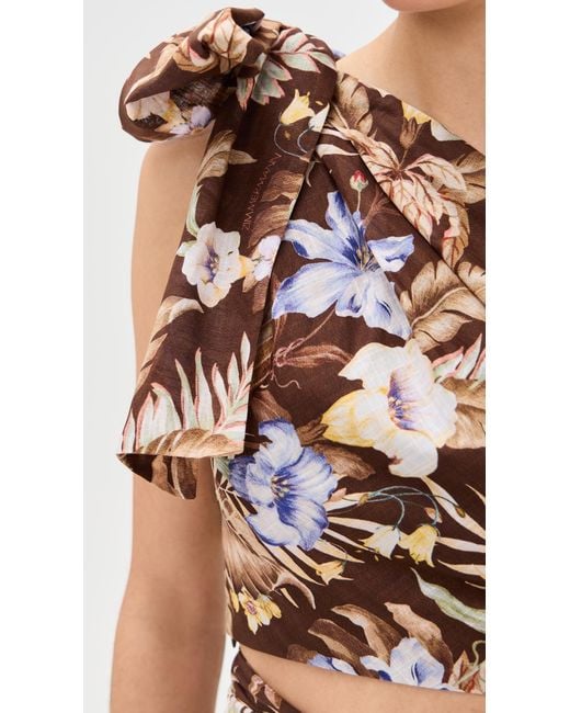 Zimmermann Black Coco Crop Bodice