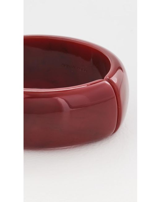 Shashi Brown Oval Hinge Bangle Bracelet