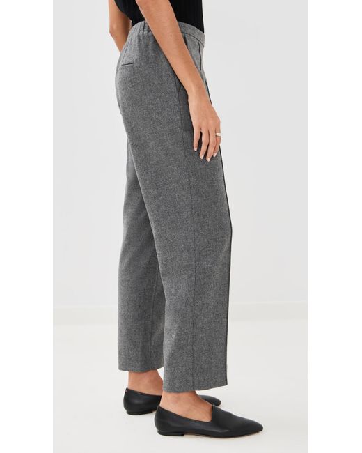 Vince Black Wool Blend Easy Pull On Pants
