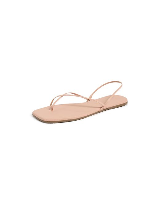 TKEES Black Square Toe Millie Sandals