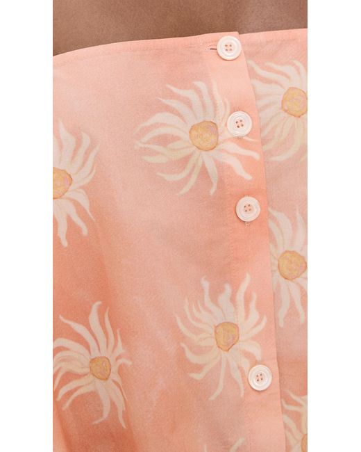 Rodebjer Multicolor Sheet Cotton Print Top