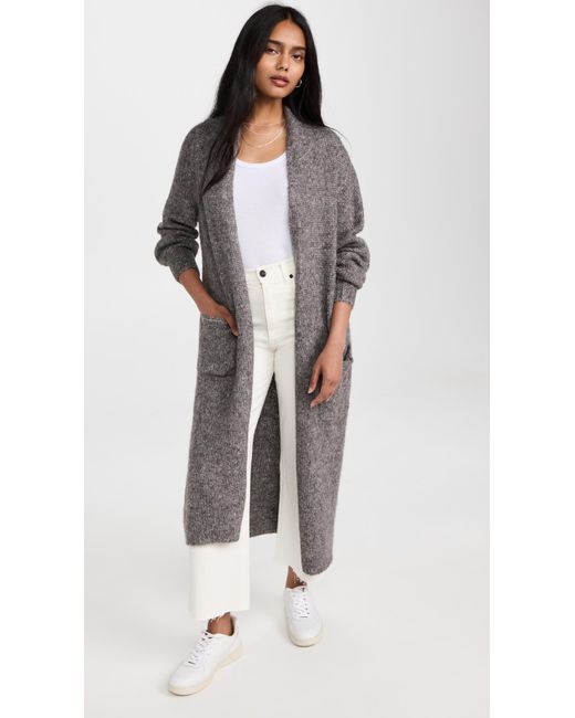 Z Supply Synthetic Audrey Cardigan in Charcoal Heather (Black) | Lyst
