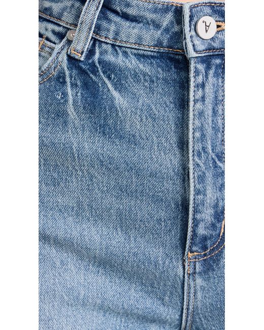 A.Brand Blue 94 High And Wide Jeans