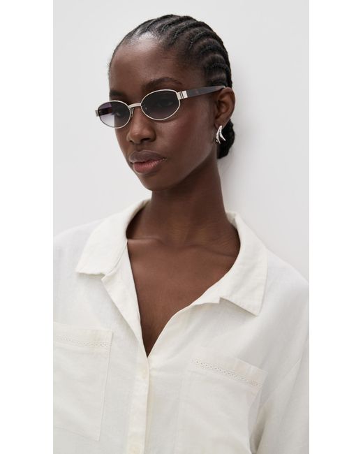 Illesteva Black Bellagio A Sunglasses