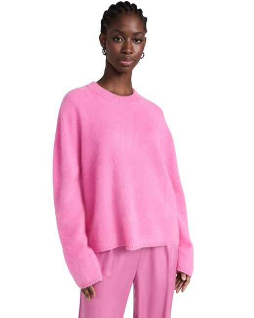 Lisa Yang Pink Natalia Cashmere Sweater