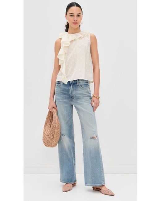 Ulla Johnson Blue Thalia Top