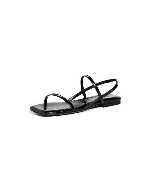 Anine Bing Black Hilda Flat Sandals