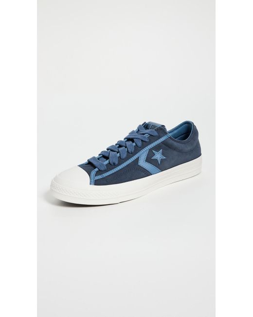 Converse Blue Star Player 76 Suede Sneakers for men