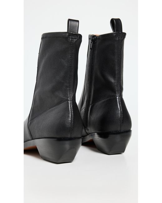Madewell Black Aspen Stretch Boots