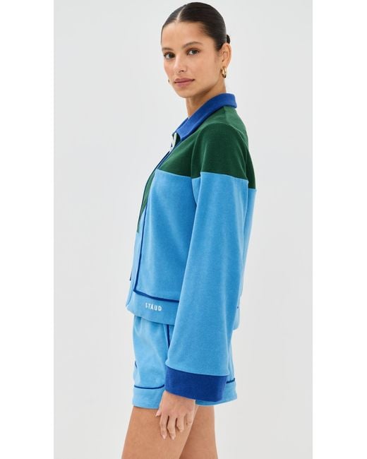 Staud Blue Carli Jacket