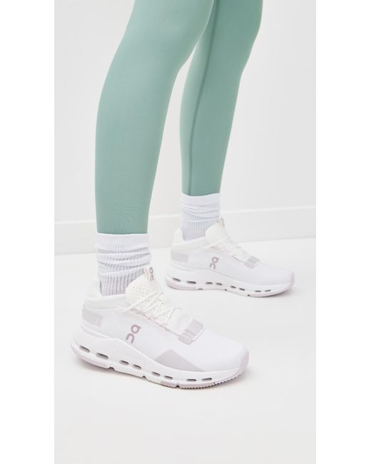 On Shoes White Cloudnova 2 Sneakers