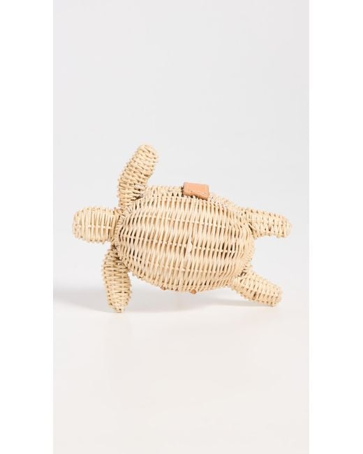 Poolside Natural The Tortoise Mini Clutch