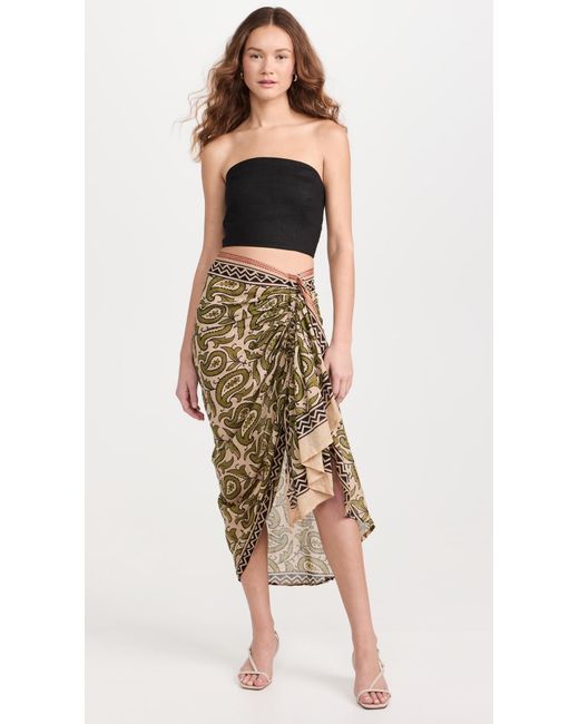Guadalupe Natural Asterisco Pareo Skirt
