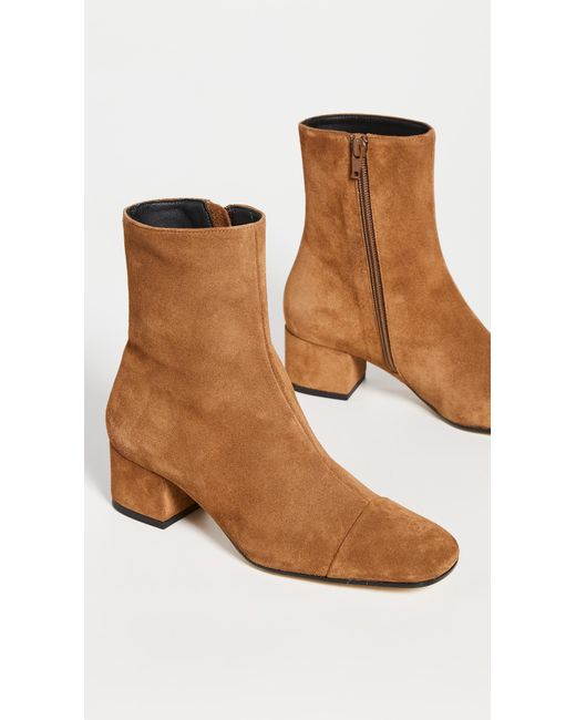 Staud White Aimee Short Boots