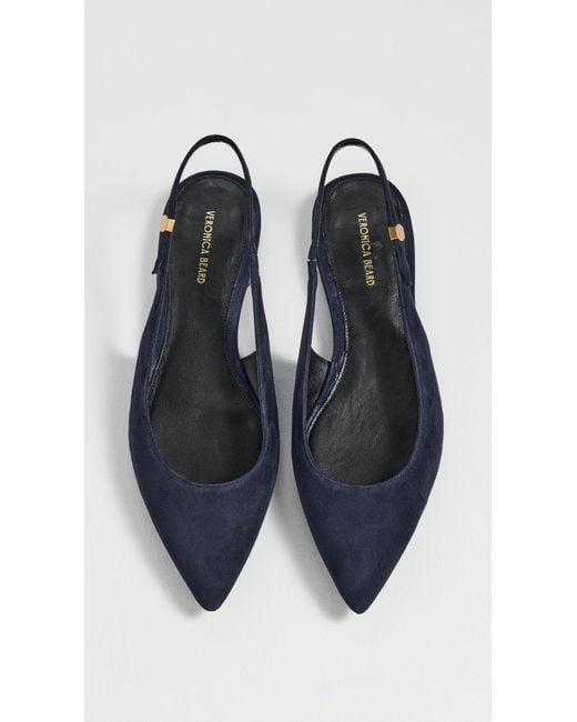 Veronica Beard Blue Shina Flats