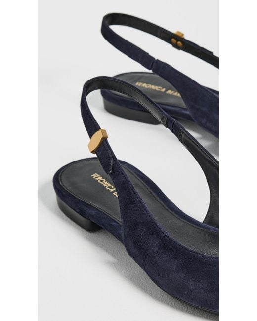 Veronica Beard Blue Shina Flats