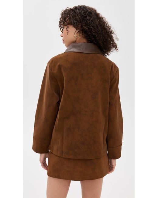 En Saison Brown Eloise Chore Jacket