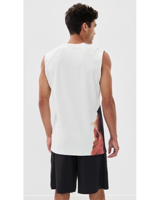 Y-3 White Tennis Tank Top Pro for men