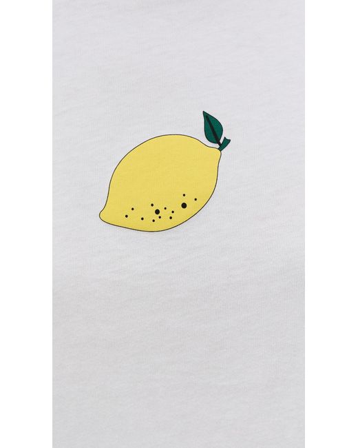 Kule White The Modern Lemon Tee
