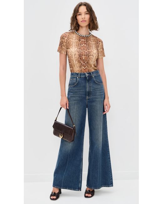 Zimmermann Blue Embellished Tee