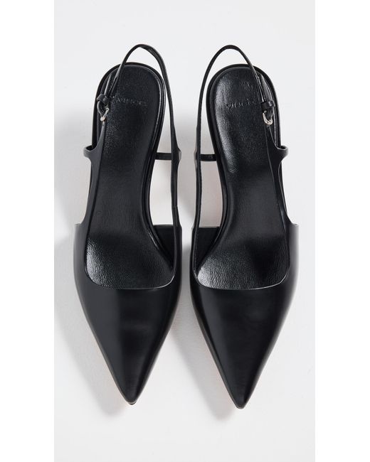Vince Black Bianca Slingback Heels