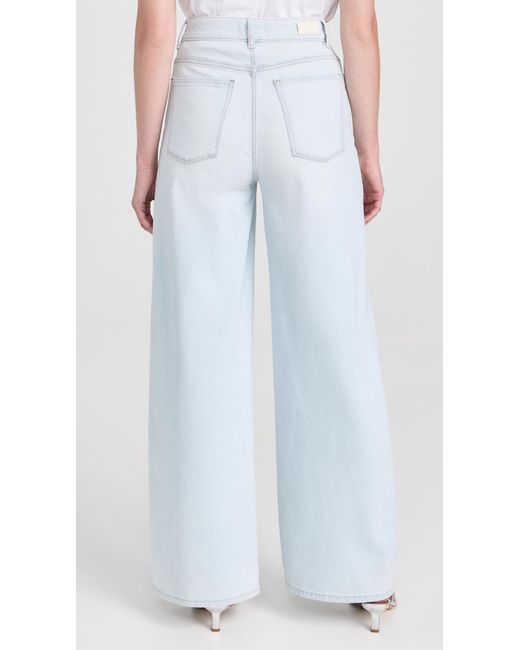 DL1961 White Hepburn Wide Leg Jeans