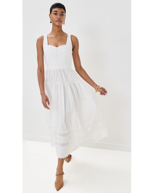 Ulla Johnson White Isadora Dress