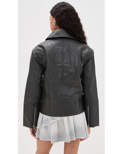 Madison The Label Black Axel Faux Leather Jacket