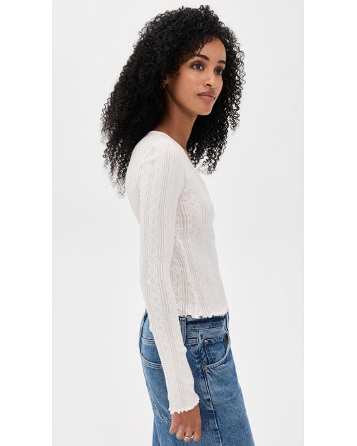 DAZE White Bunny Top