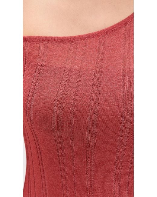 AFRM Red Hoda Dress