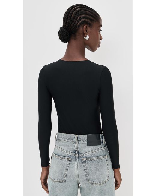 Commando Black Butter Long Sleeve Crew Neck