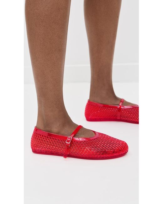 INTENTIONALLY ______ Red Classy Jelly Flats