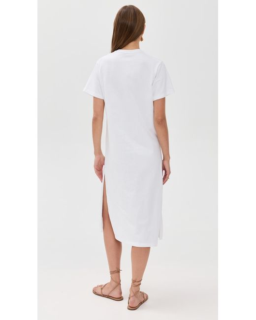 Polo Ralph Lauren White Crew Neck T-Shirt Dress