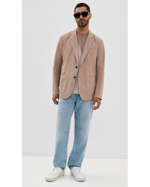 Rag & Bone Natural Achilles Peached Cotton Blazer for men