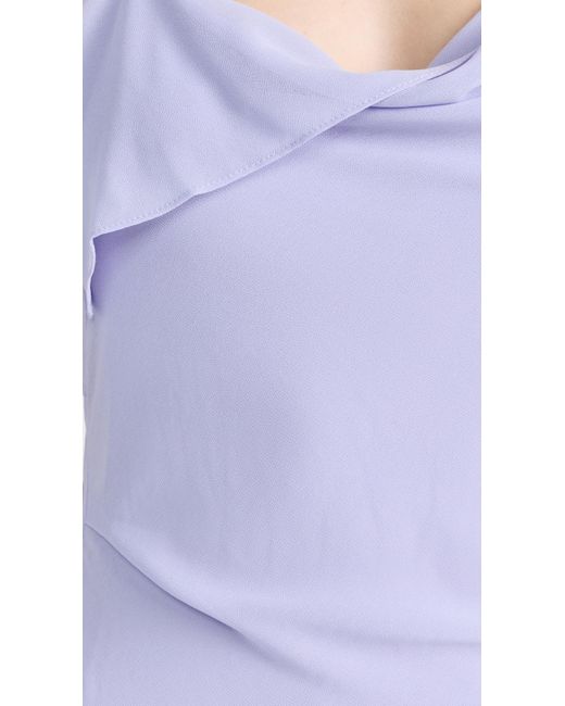 Acne Purple Shoulder Strap Dress