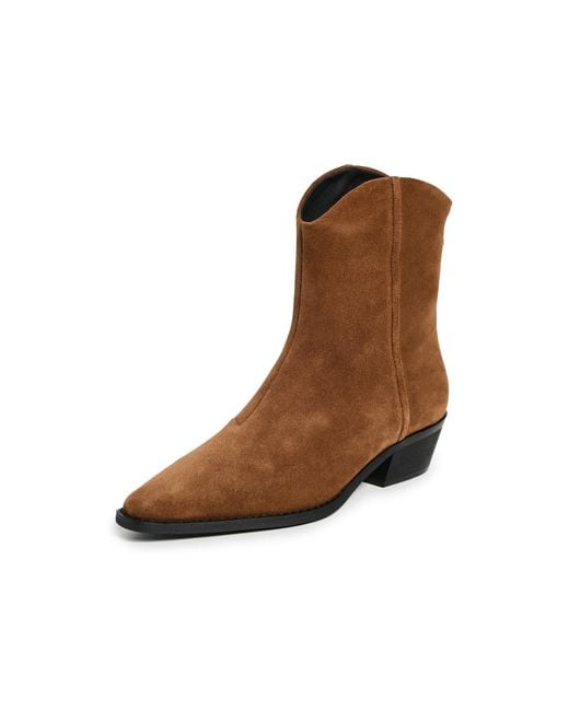Black Suede Studio Brown Reed Boots