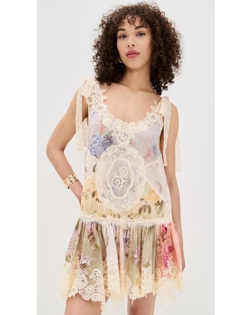 zimmermann cascadian lace slip dress Zimmermann Cascadian Lace Slip Dress