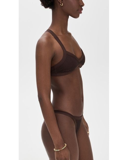 LSPACE Brown Tyla Top