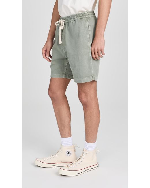Madewell Blue Adewe Cotton Everywear Hort Wahed Oive X for men