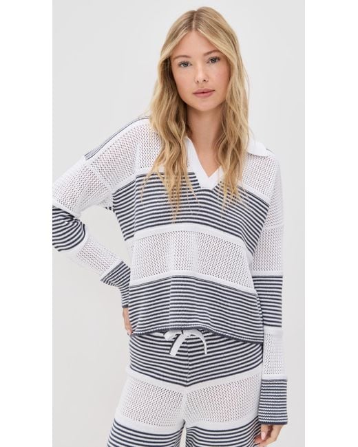 Splendid White Ronnie Sweater