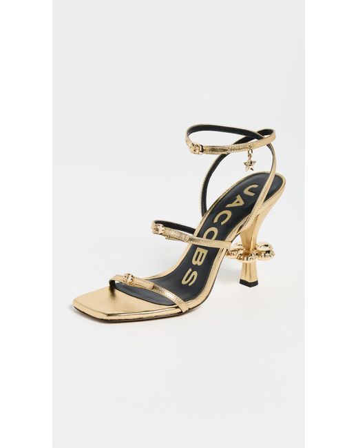 Marc Jacobs Black The Daisy Heels
