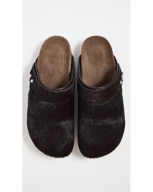 Jenni Kayne Black Bowery Clogs