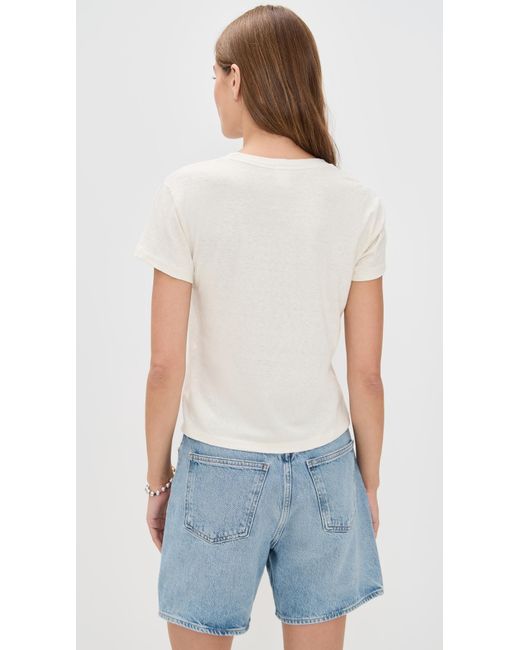 Re/done White Classic Tee Drinks