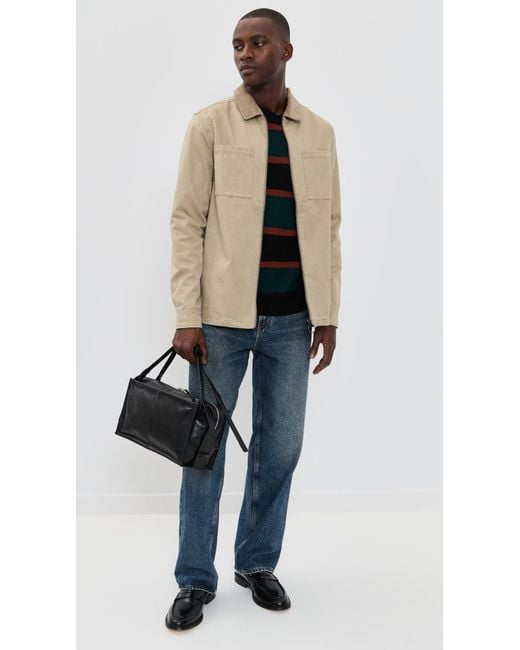 Barbour Natural Lenker Regular Twill Overshirt for men