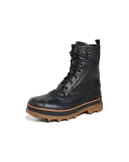 Sorel Black Caribou Royal Hi-Viz Boots for men