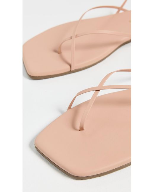 TKEES Black Square Toe Millie Sandals