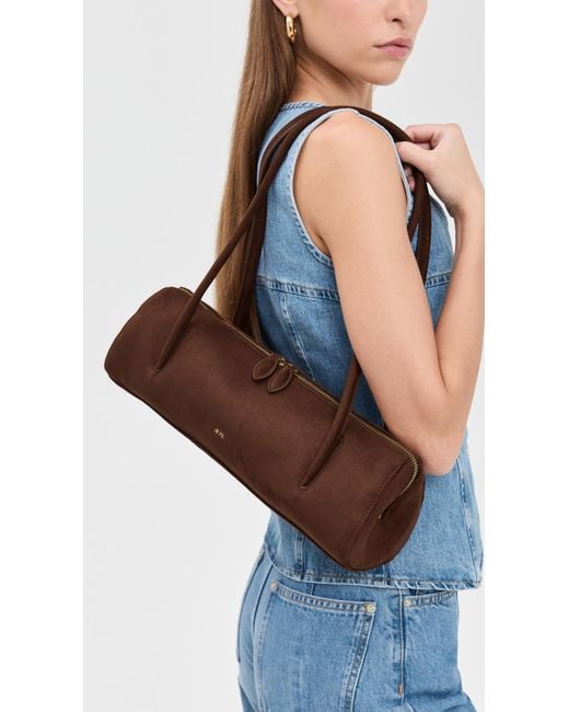 JW PEI White Nova Baguette Style Shoulder Bag