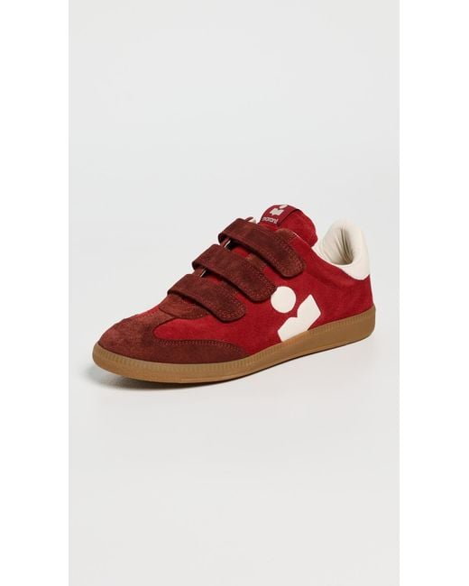 Isabel Marant Red Beth Sneakers