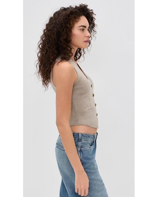 Rag & Bone Blue Ella Vest