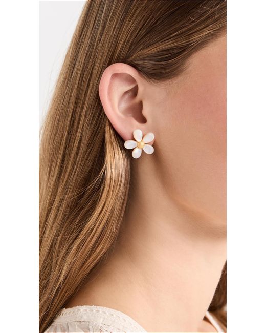 Brinker & Eliza White Brinker + Eliza Flower Child Earrings